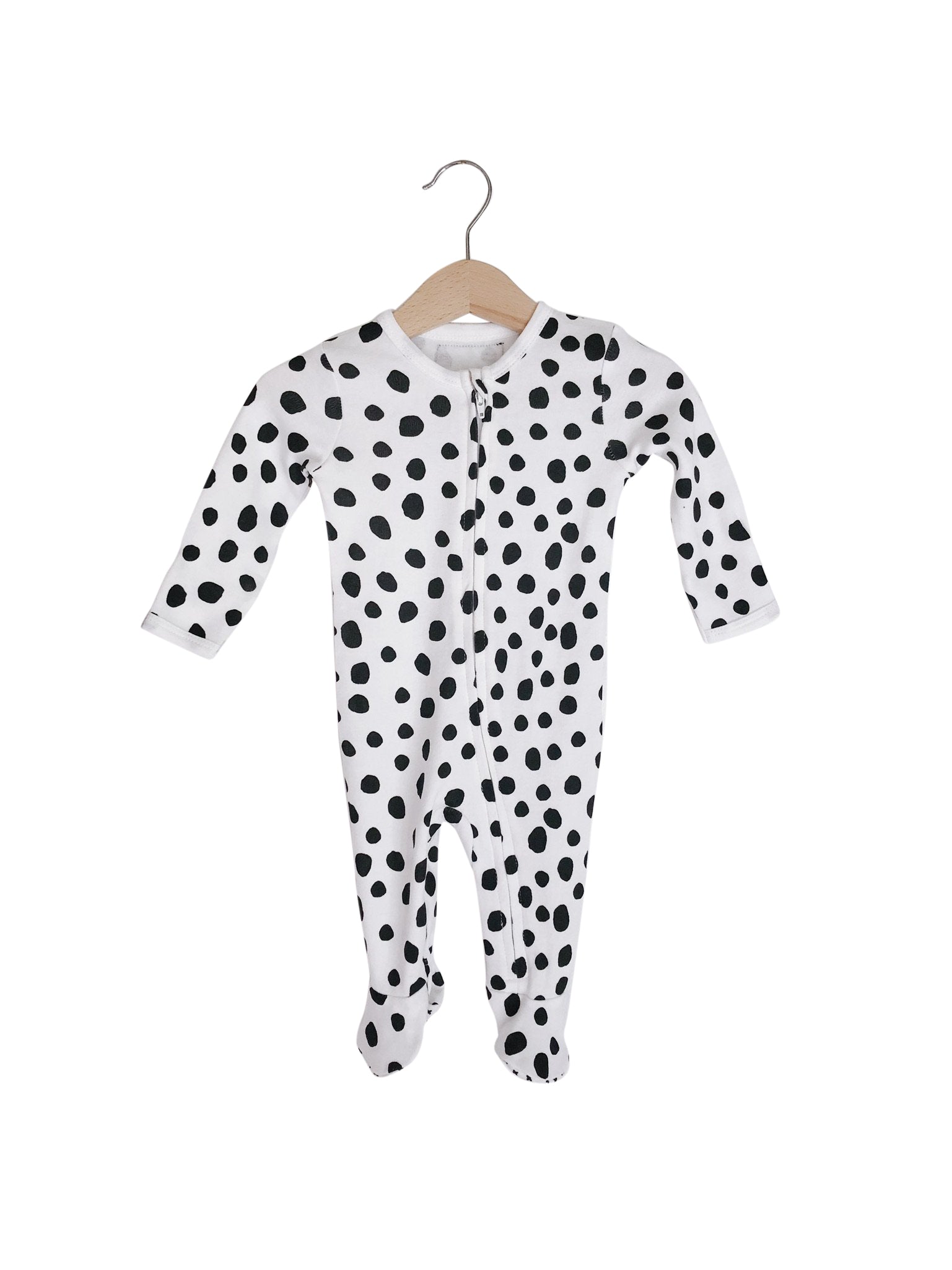 Organic Zip Footie | GOTS Certified Organic Cotton | Signature Prints