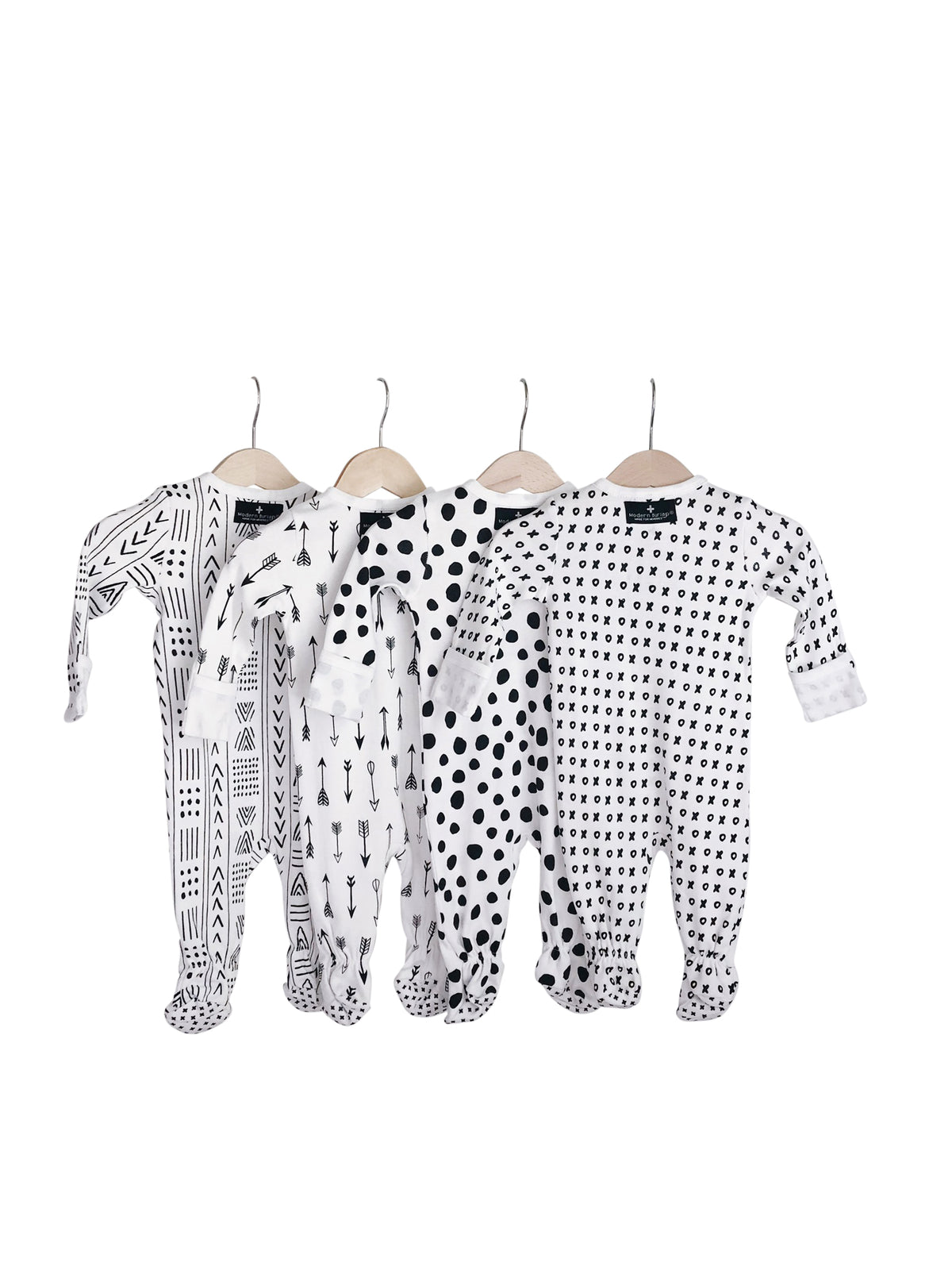Organic Zip Footie | GOTS Certified Organic Cotton | Signature Prints