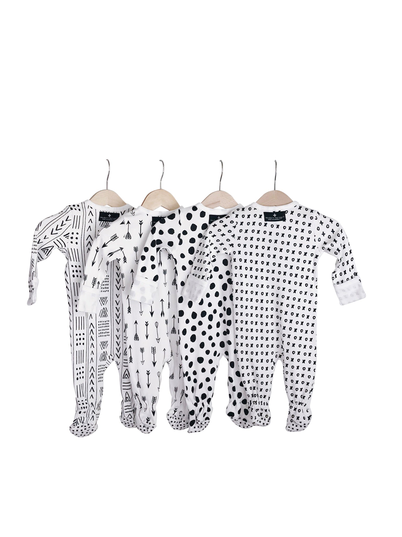 Organic Zip Footie | GOTS Certified Organic Cotton | Signature Prints
