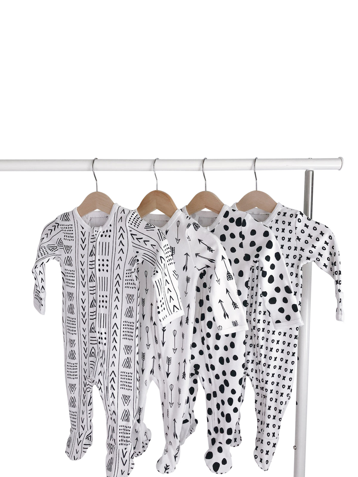 Organic Zip Footie | GOTS Certified Organic Cotton | Signature Prints