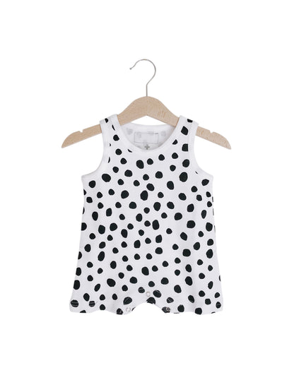Organic Tank Romper | GOTS Certified Organic Cotton | Signature Prints