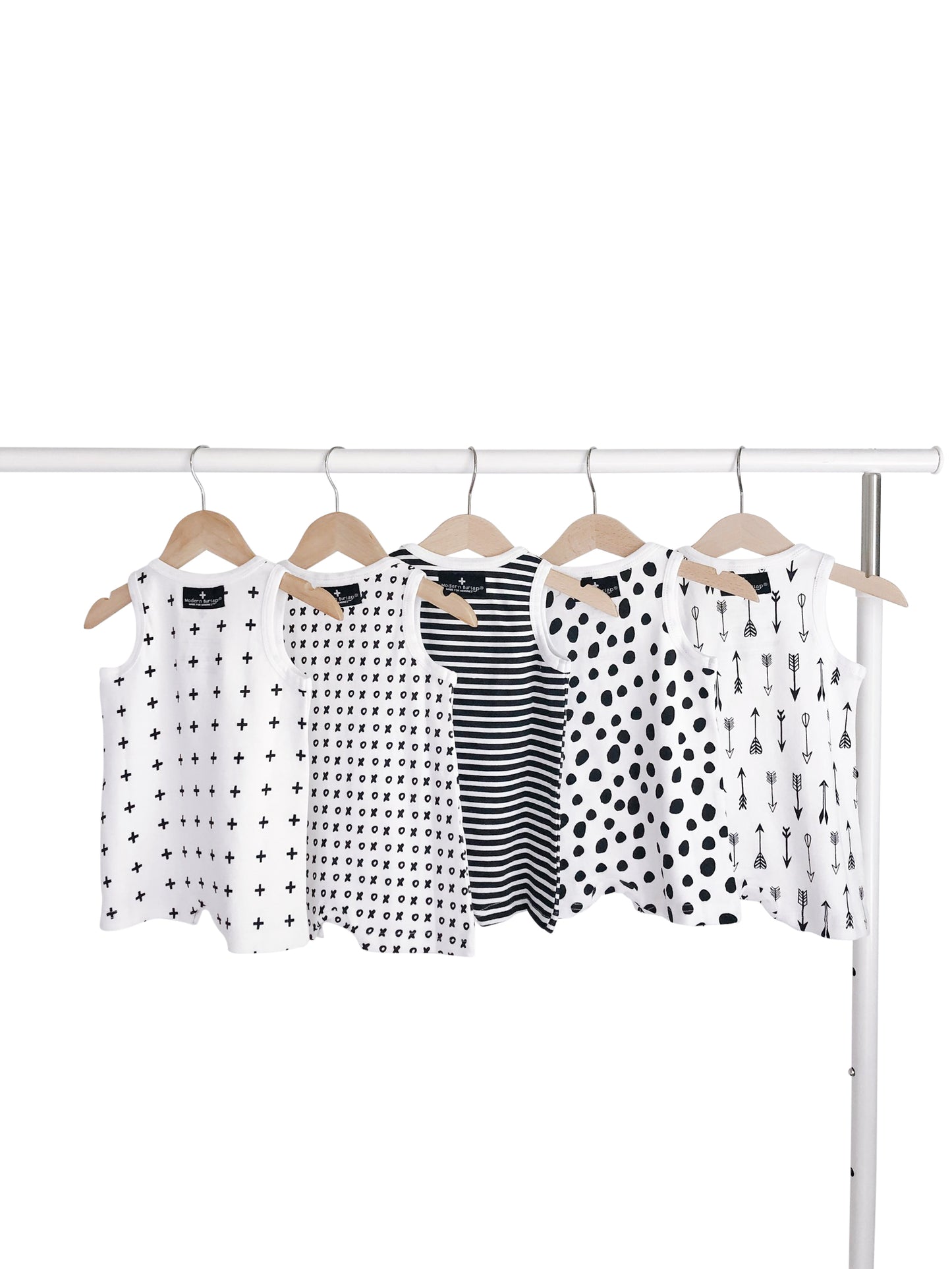 Organic Tank Romper | GOTS Certified Organic Cotton | Signature Prints