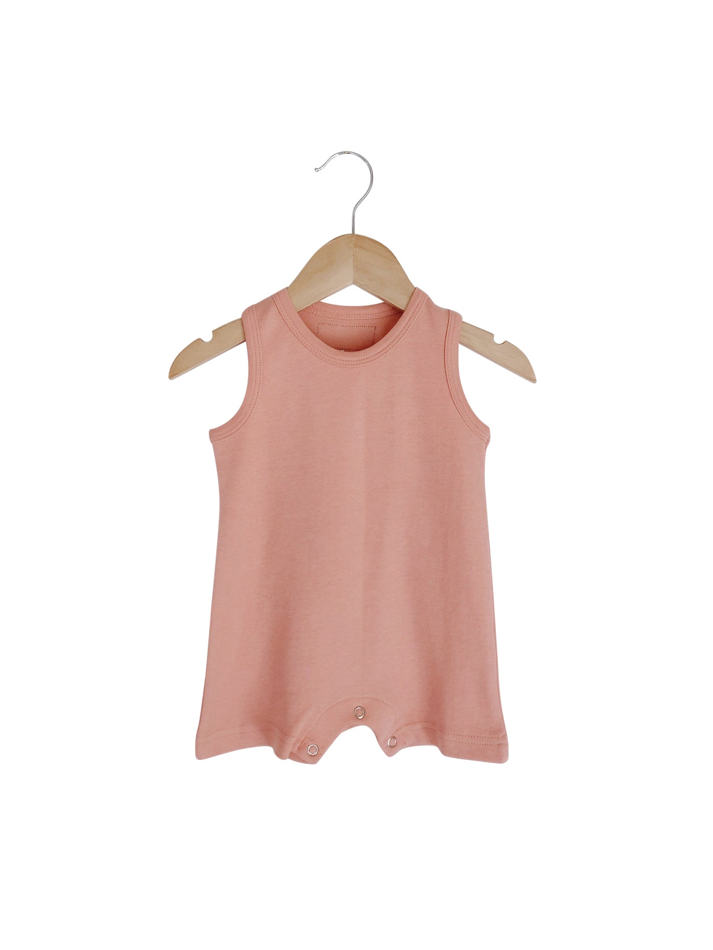 Organic Baby Tank Romper | GOTS Certified Organic Cotton | Solid Colors