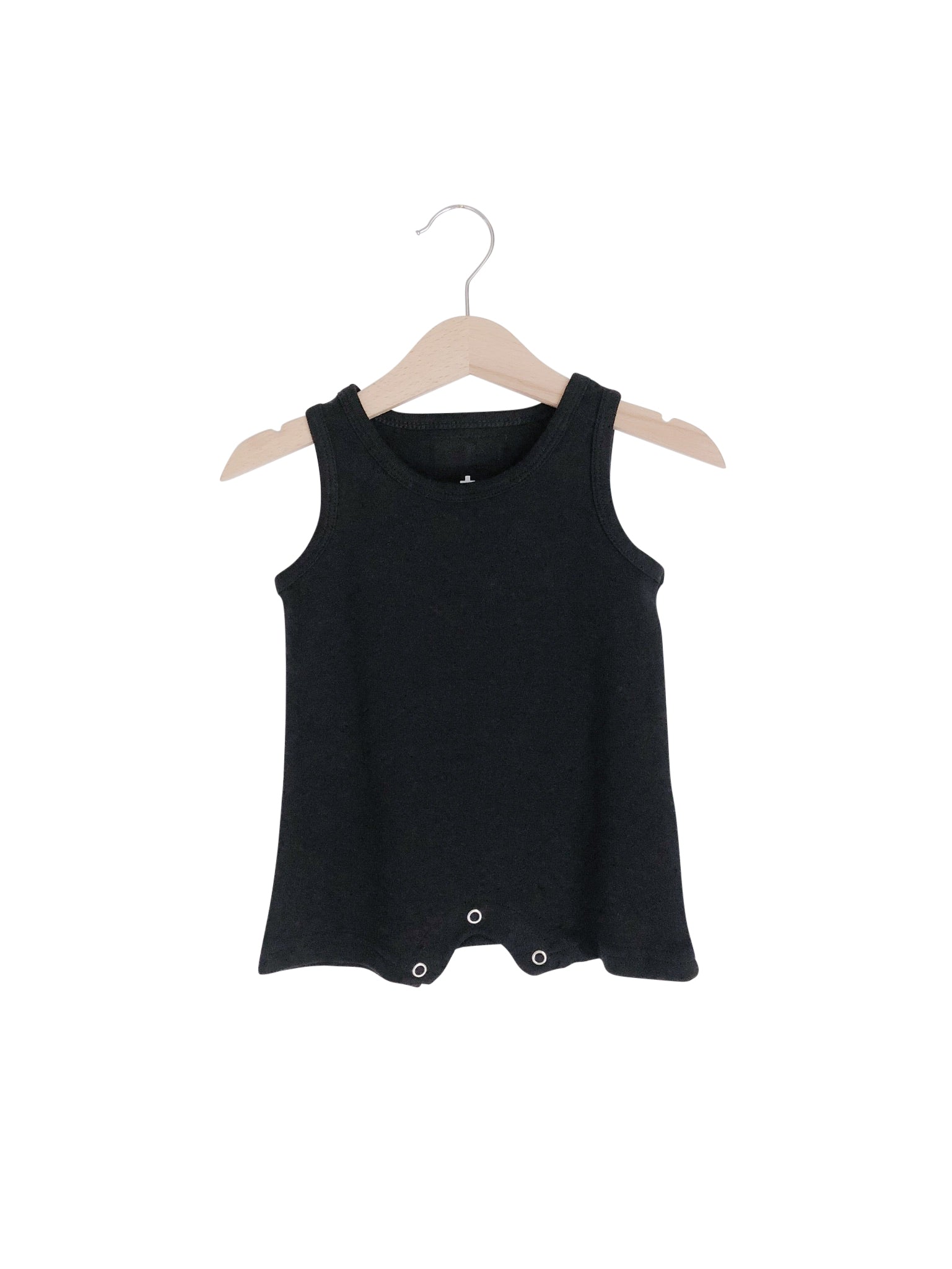 Organic Baby Tank Romper | GOTS Certified Organic Cotton | Solid Colors