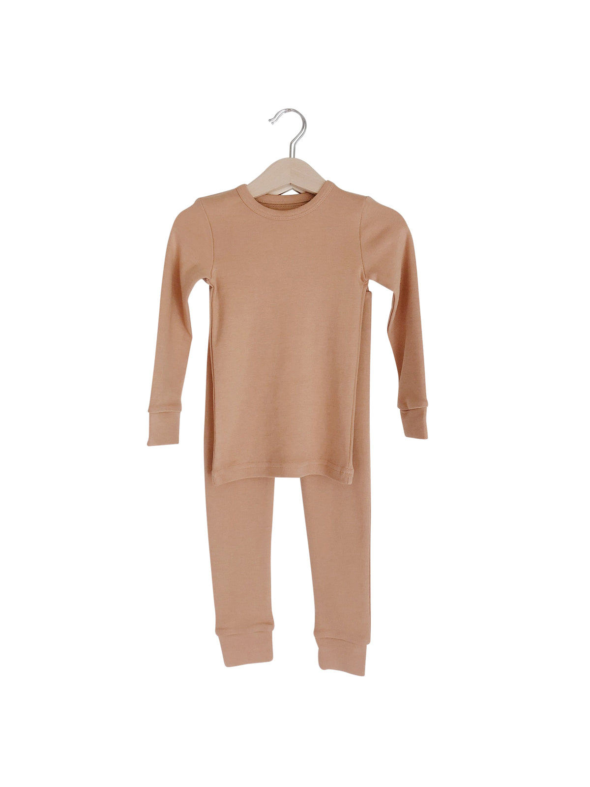 Organic Baby + Kids Pajama Set | Solid Colors