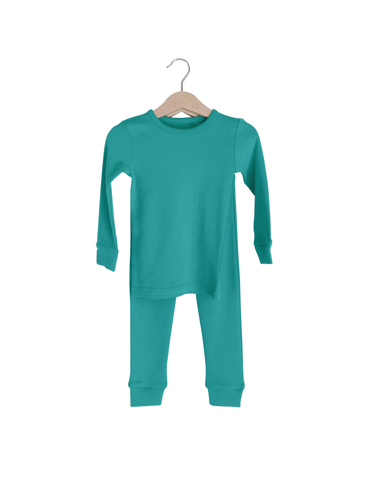Organic Baby + Kids Pajama Set | Solid Colors