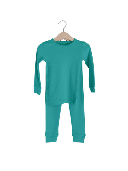Organic Baby + Kids Pajama Set | Solid Colors