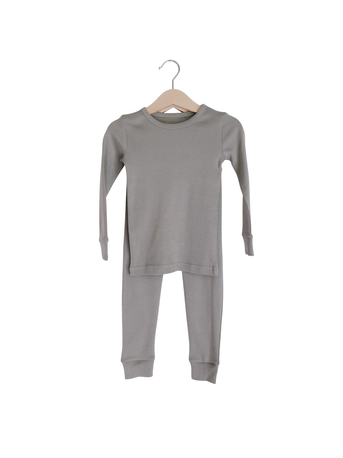 Organic Baby + Kids Pajama Set | Solid Colors