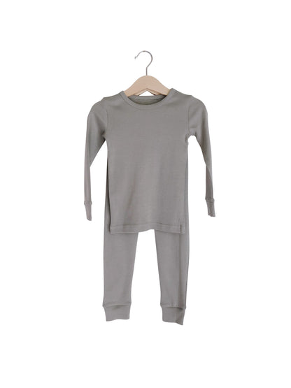 Organic Baby + Kids Pajama Set | Solid Colors