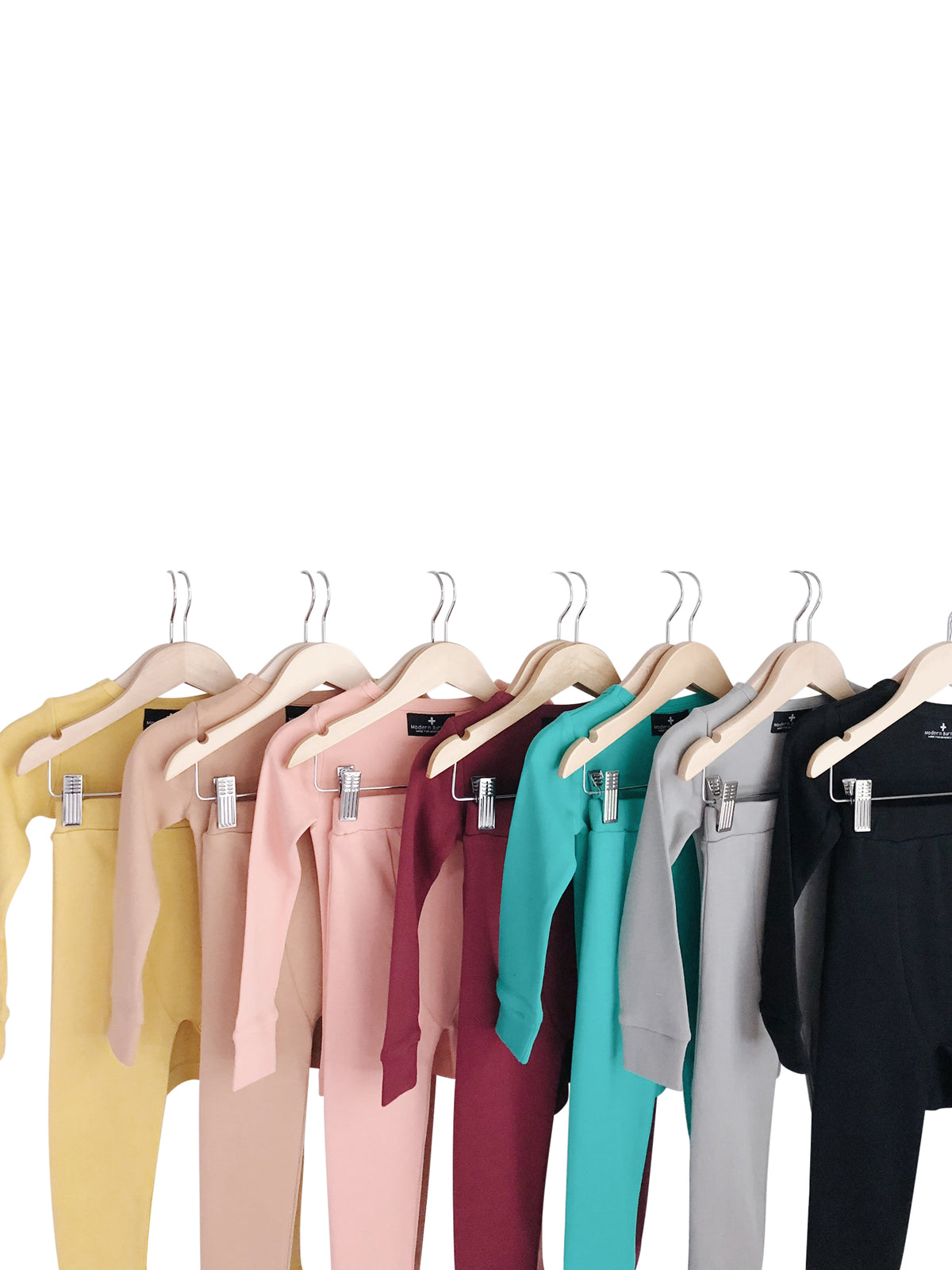 Organic Baby + Kids Pajama Set | Solid Colors