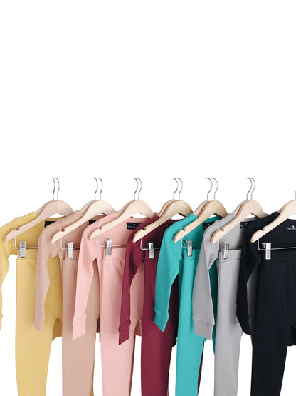 Organic Baby + Kids Pajama Set | Solid Colors