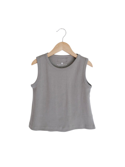 Organic Kids Tank | GOTS Certified Organic Cotton | Solid Colors