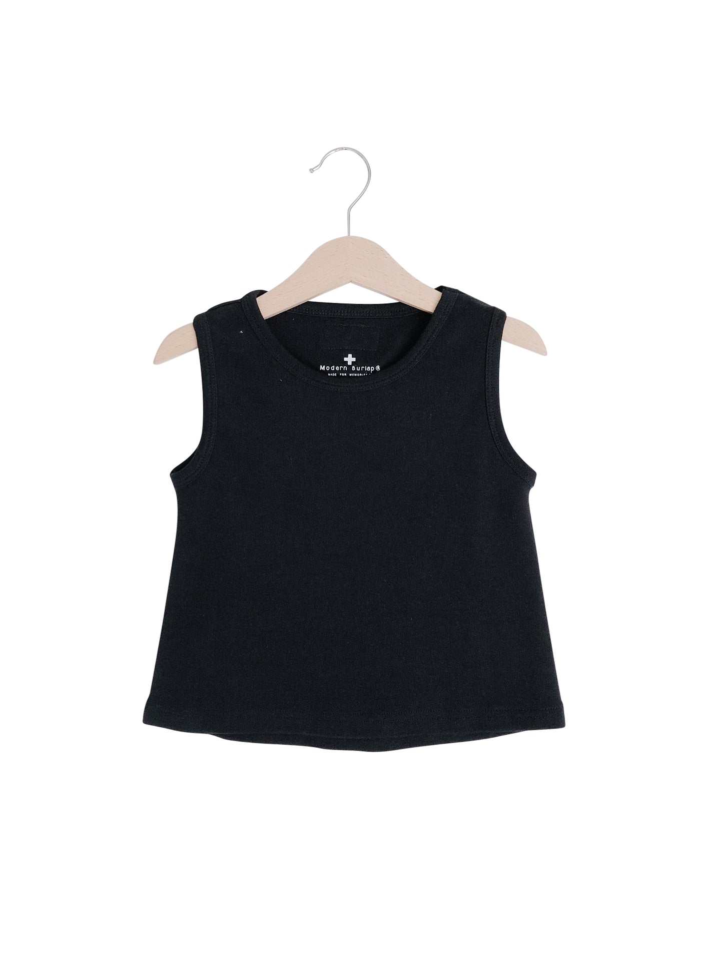 Organic Kids Tank | GOTS Certified Organic Cotton | Solid Colors