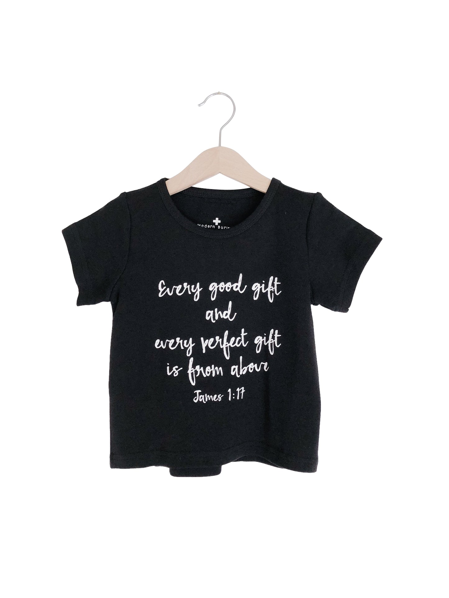 James 1:17 Organic Baby + Kids Tee | GOTS Certified Organic Cotton
