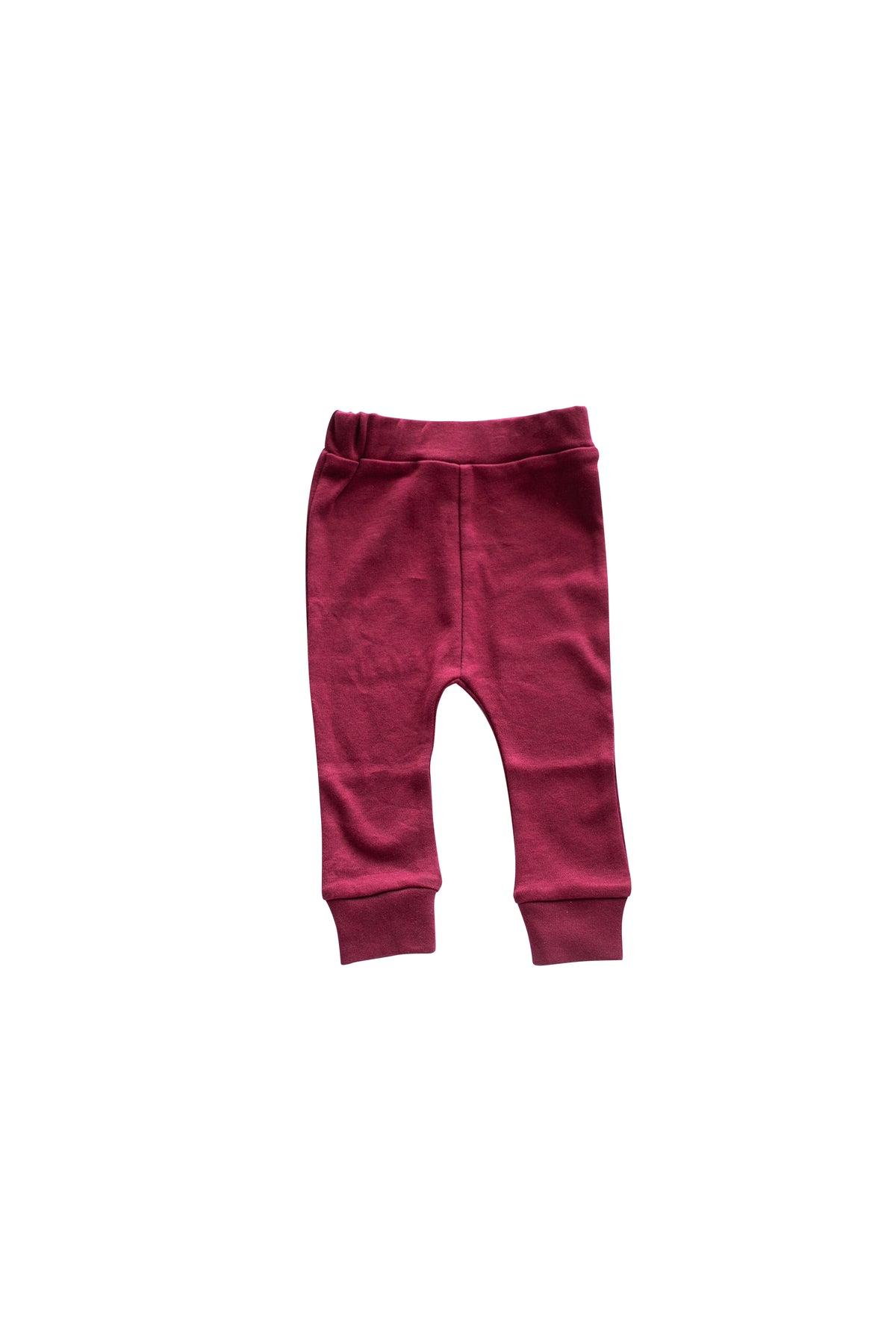 Organic Baby and Toddler Basic Pant | GOTS Certified Organic Cotton | Solid Colors