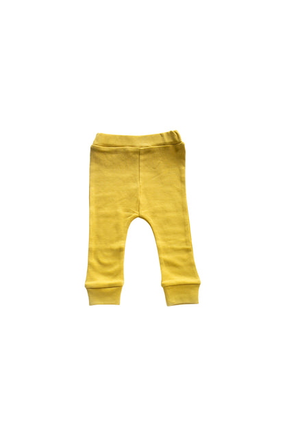 Organic Baby and Toddler Basic Pant | GOTS Certified Organic Cotton | Solid Colors