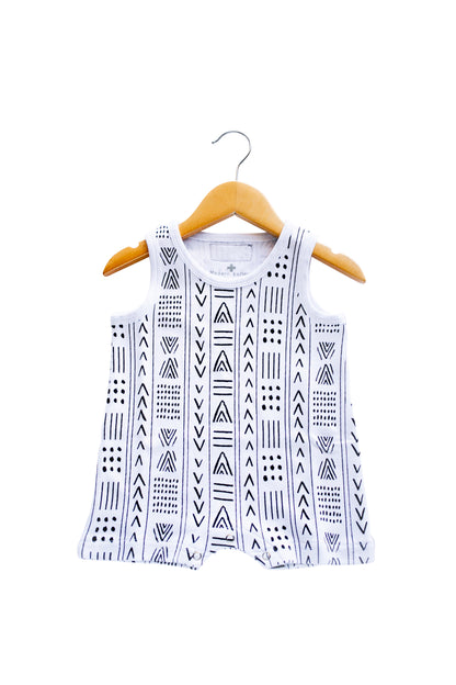 Organic Tank Romper | GOTS Certified Organic Cotton | Signature Prints
