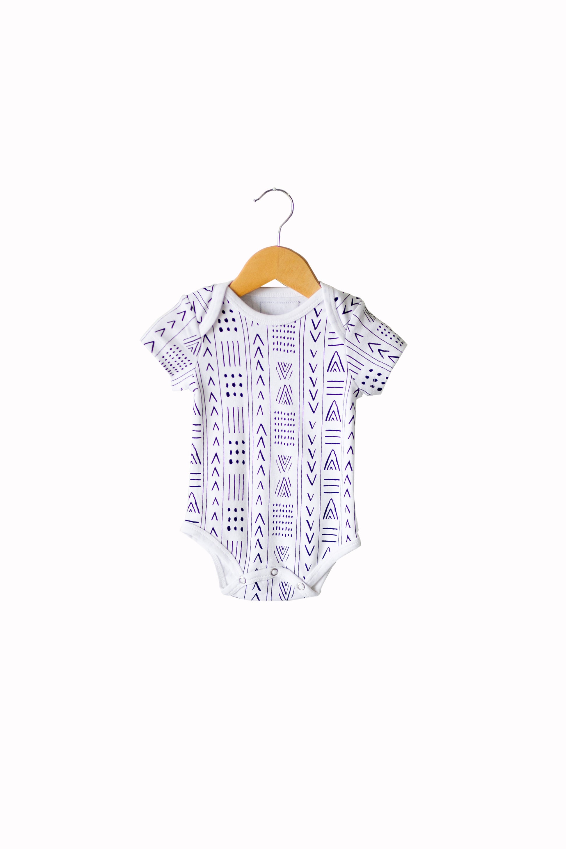 Organic Short Sleeve Baby Bodysuit | GOTS Certified Organic Cotton | Signature Prints