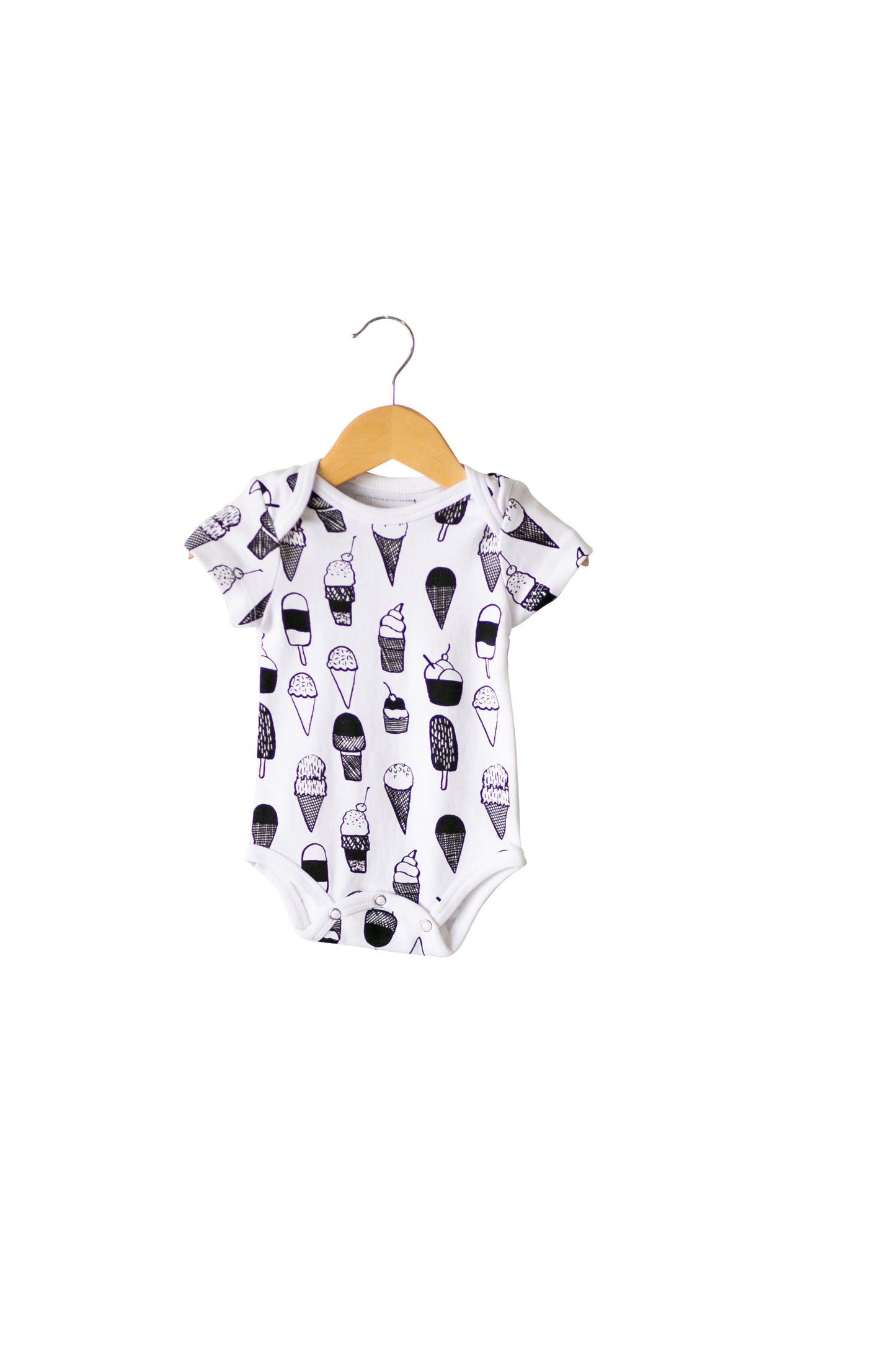 Organic Short Sleeve Baby Bodysuit | GOTS Certified Organic Cotton | Signature Prints