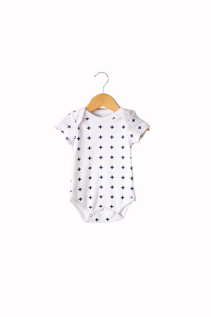 Organic Short Sleeve Baby Bodysuit | GOTS Certified Organic Cotton | Signature Prints