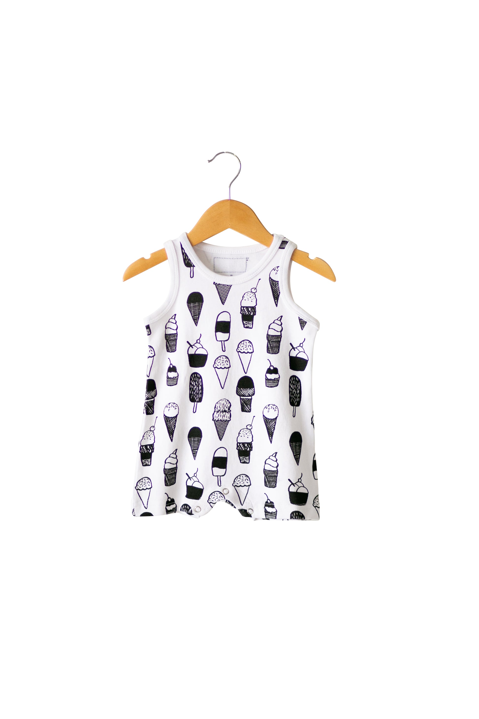Organic Tank Romper | GOTS Certified Organic Cotton | Signature Prints