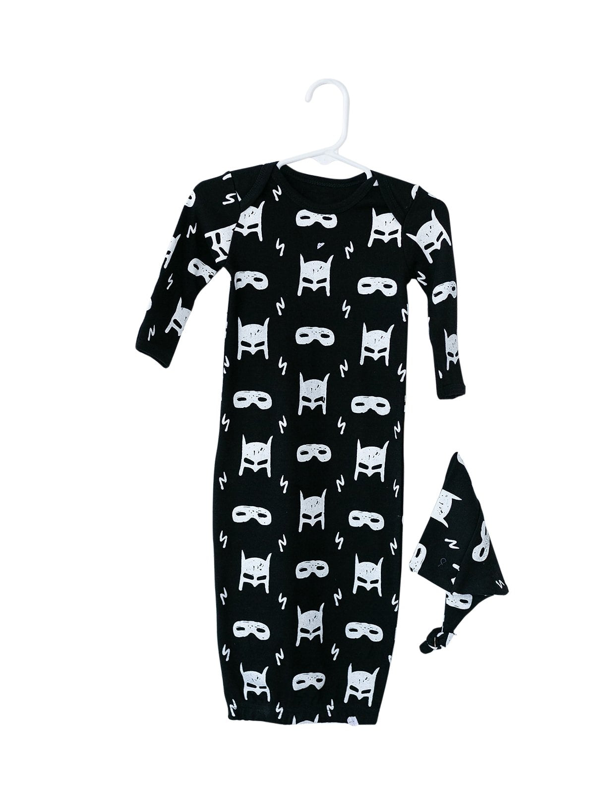 Organic Knot Hat + Gown Set | GOTS Certified Organic Cotton | Signature Prints