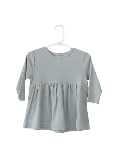 Organic Long Sleeve Dress | GOTS Certified Organic Cotton | Solid Colors