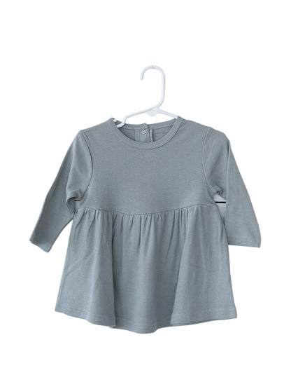 Organic Long Sleeve Dress | GOTS Certified Organic Cotton | Solid Colors