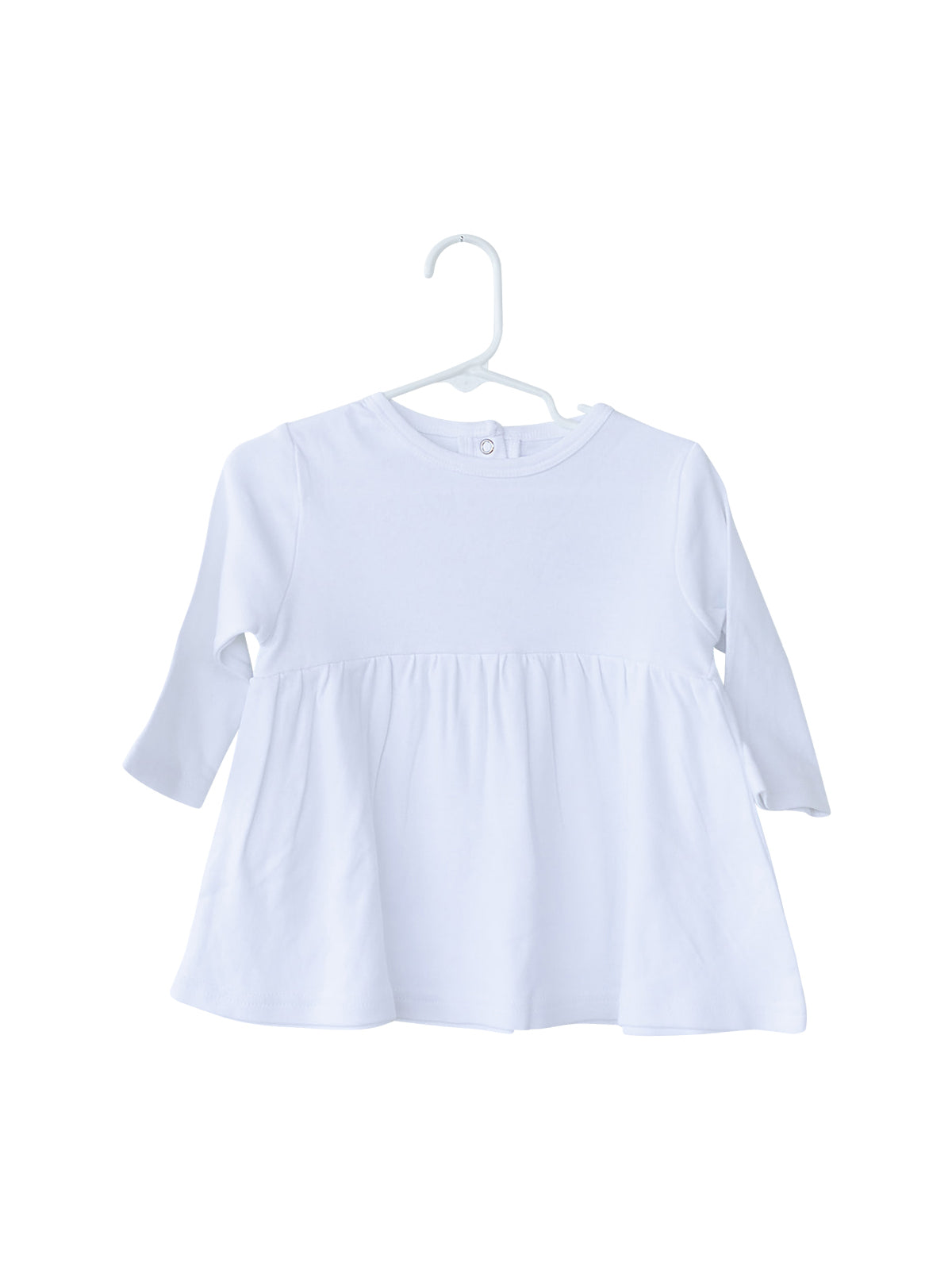 Organic Long Sleeve Dress | GOTS Certified Organic Cotton | Solid Colors