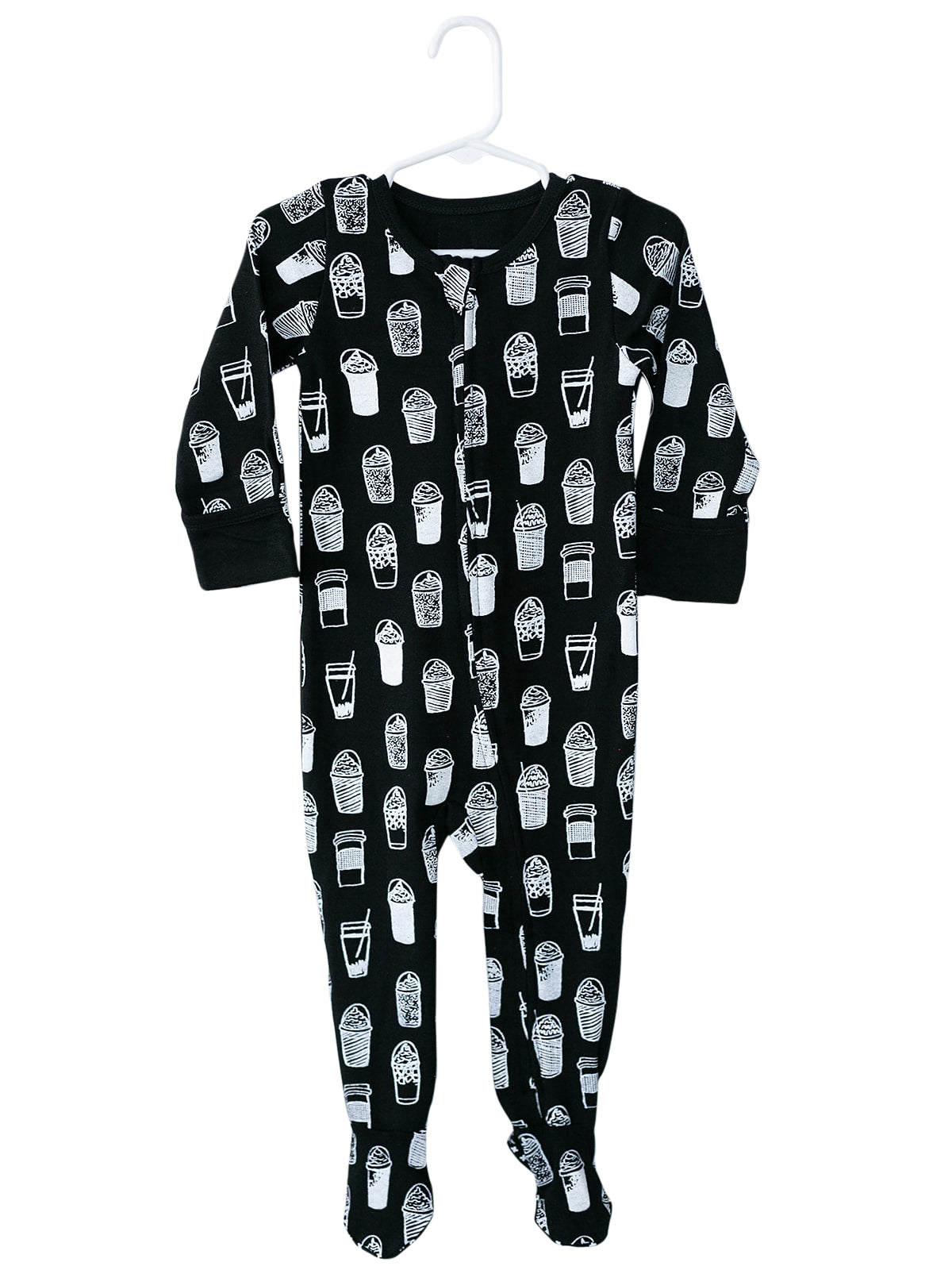 Organic Zip Footie | GOTS Certified Organic Cotton | Signature Prints