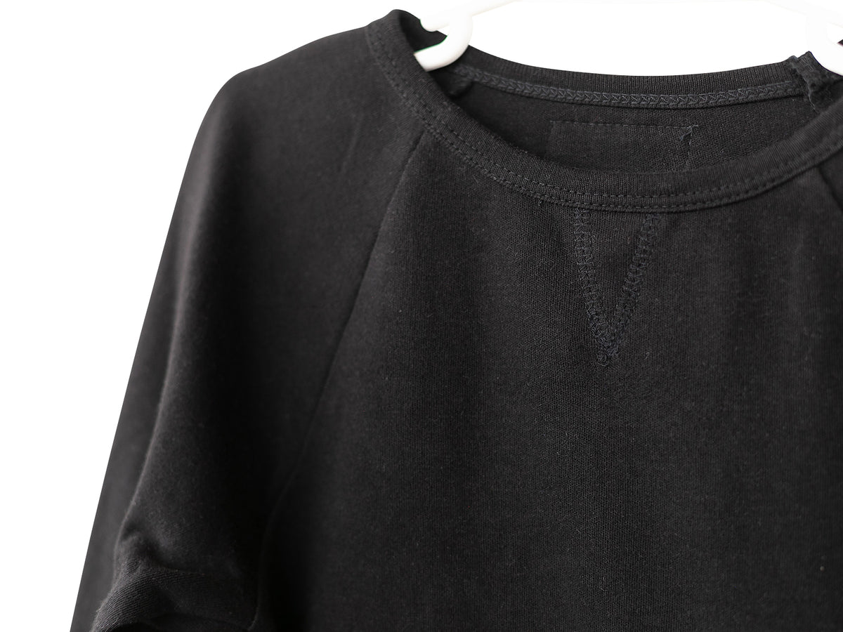 Organic Lightweight Crew Sweatshirt - Solid Colors | GOTS Certified Kids Sweatshirt, product image 4