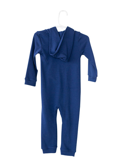 Organic Hoodie Zip Coverall | GOTS Certified Organic Cotton | Solid Colors