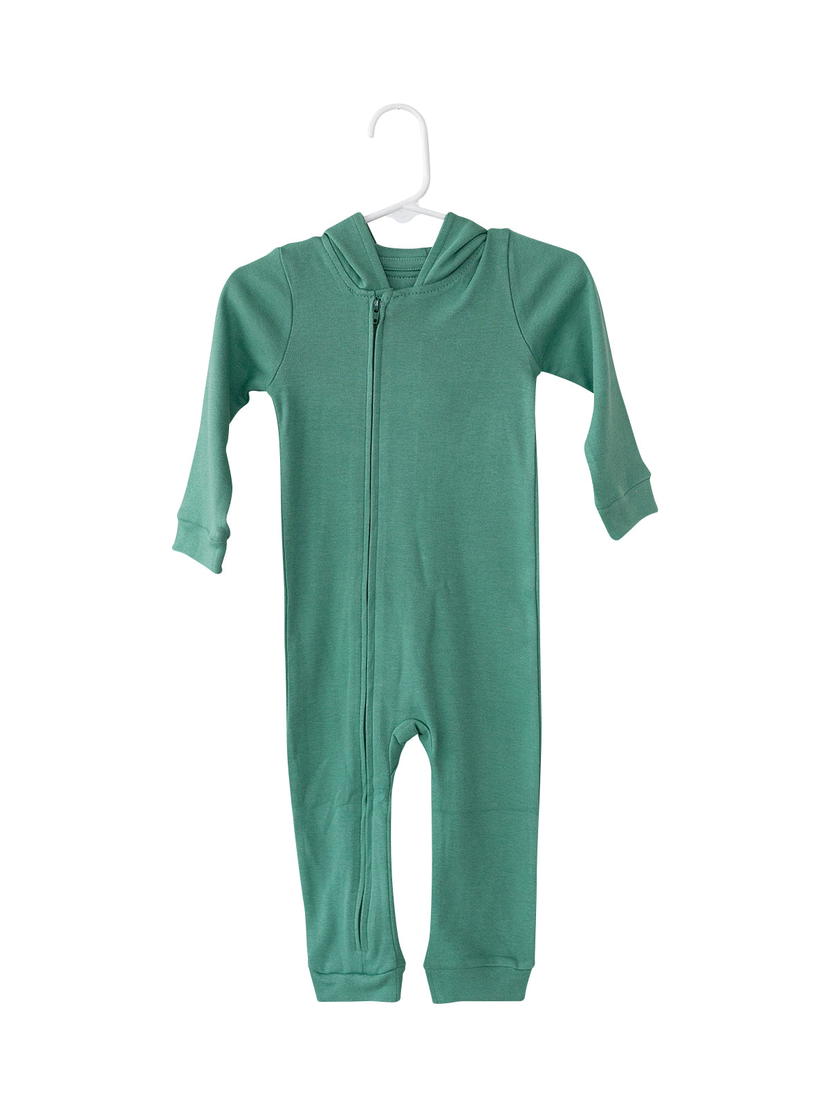 Organic Hoodie Zip Coverall | GOTS Certified Organic Cotton | Solid Colors