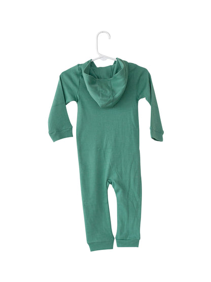 Organic Hoodie Zip Coverall | GOTS Certified Organic Cotton | Solid Colors