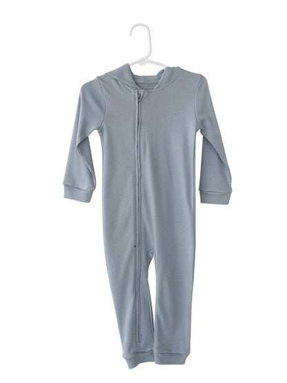 Organic Hoodie Zip Coverall | GOTS Certified Organic Cotton | Solid Colors