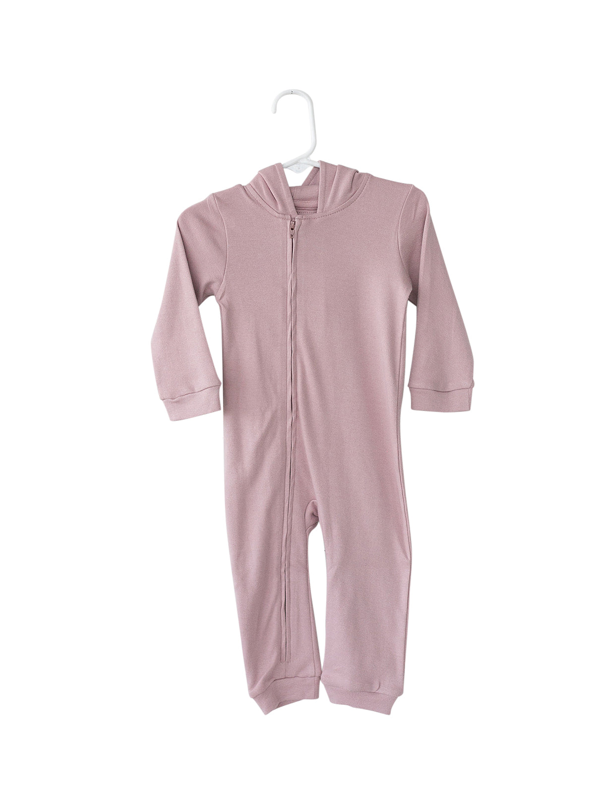 Organic Hoodie Zip Coverall | GOTS Certified Organic Cotton | Solid Colors