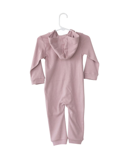 Organic Hoodie Zip Coverall | GOTS Certified Organic Cotton | Solid Colors