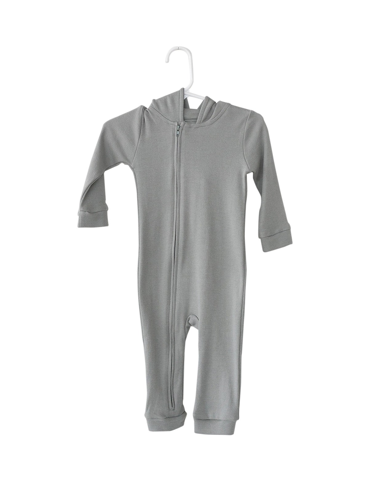 Organic Hoodie Zip Coverall | GOTS Certified Organic Cotton | Solid Colors