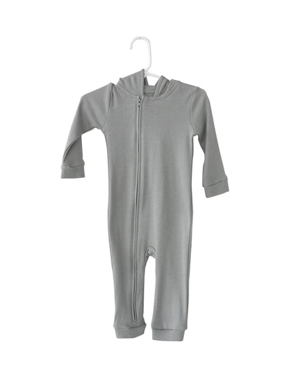 Organic Hoodie Zip Coverall | GOTS Certified Organic Cotton | Solid Colors
