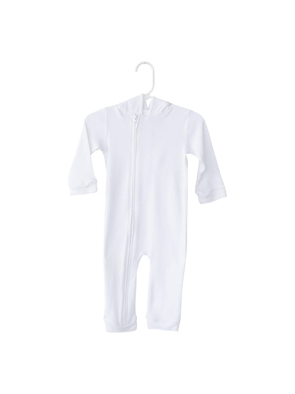 Organic Hoodie Zip Coverall | GOTS Certified Organic Cotton | Solid Colors
