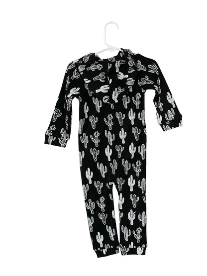 Organic Hoodie Zip Coverall | GOTS Certified Organic Cotton | Signature Prints