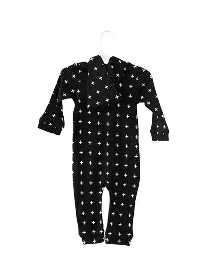 Organic Hoodie Zip Coverall | GOTS Certified Organic Cotton | Signature Prints