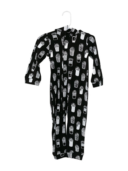 Organic Hoodie Zip Coverall | GOTS Certified Organic Cotton | Signature Prints