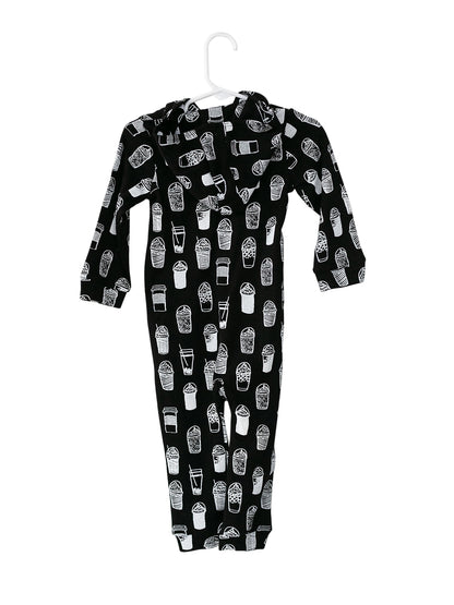 Organic Hoodie Zip Coverall | GOTS Certified Organic Cotton | Signature Prints