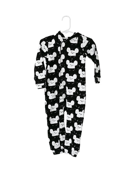 Organic Hoodie Zip Coverall | GOTS Certified Organic Cotton | Signature Prints