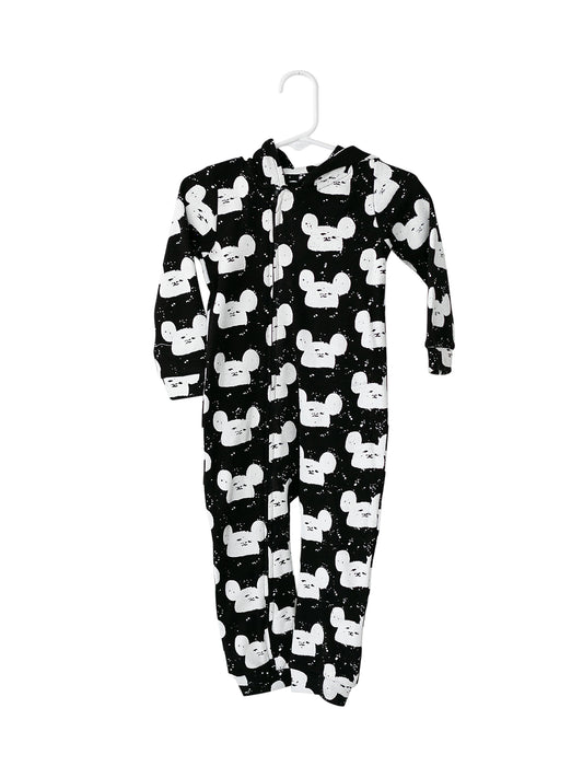 Organic Hoodie Zip Coverall | GOTS Certified Organic Cotton | Signature Prints