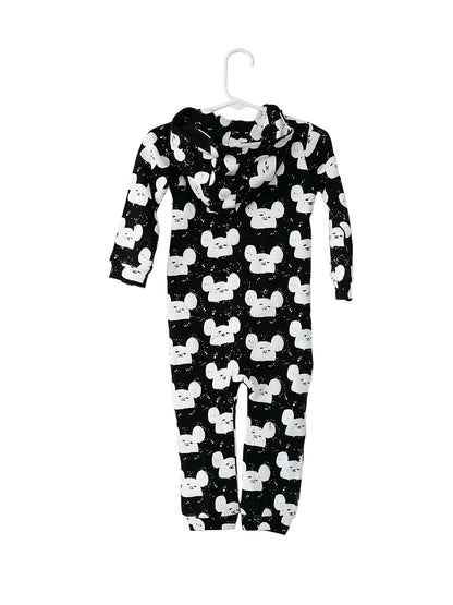 Organic Hoodie Zip Coverall | GOTS Certified Organic Cotton | Signature Prints
