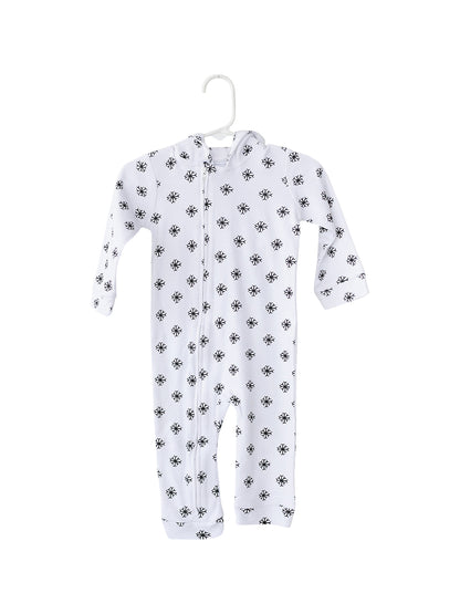 Organic Hoodie Zip Coverall | GOTS Certified Organic Cotton | Signature Prints