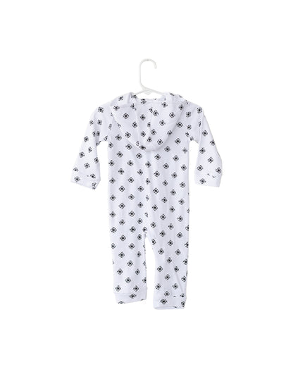 Organic Hoodie Zip Coverall | GOTS Certified Organic Cotton | Signature Prints