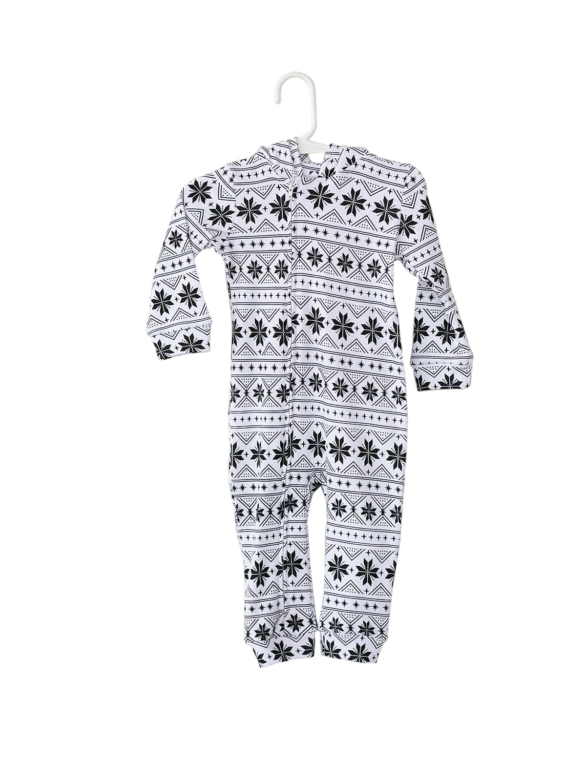 Organic Hoodie Zip Coverall | GOTS Certified Organic Cotton | Signature Prints